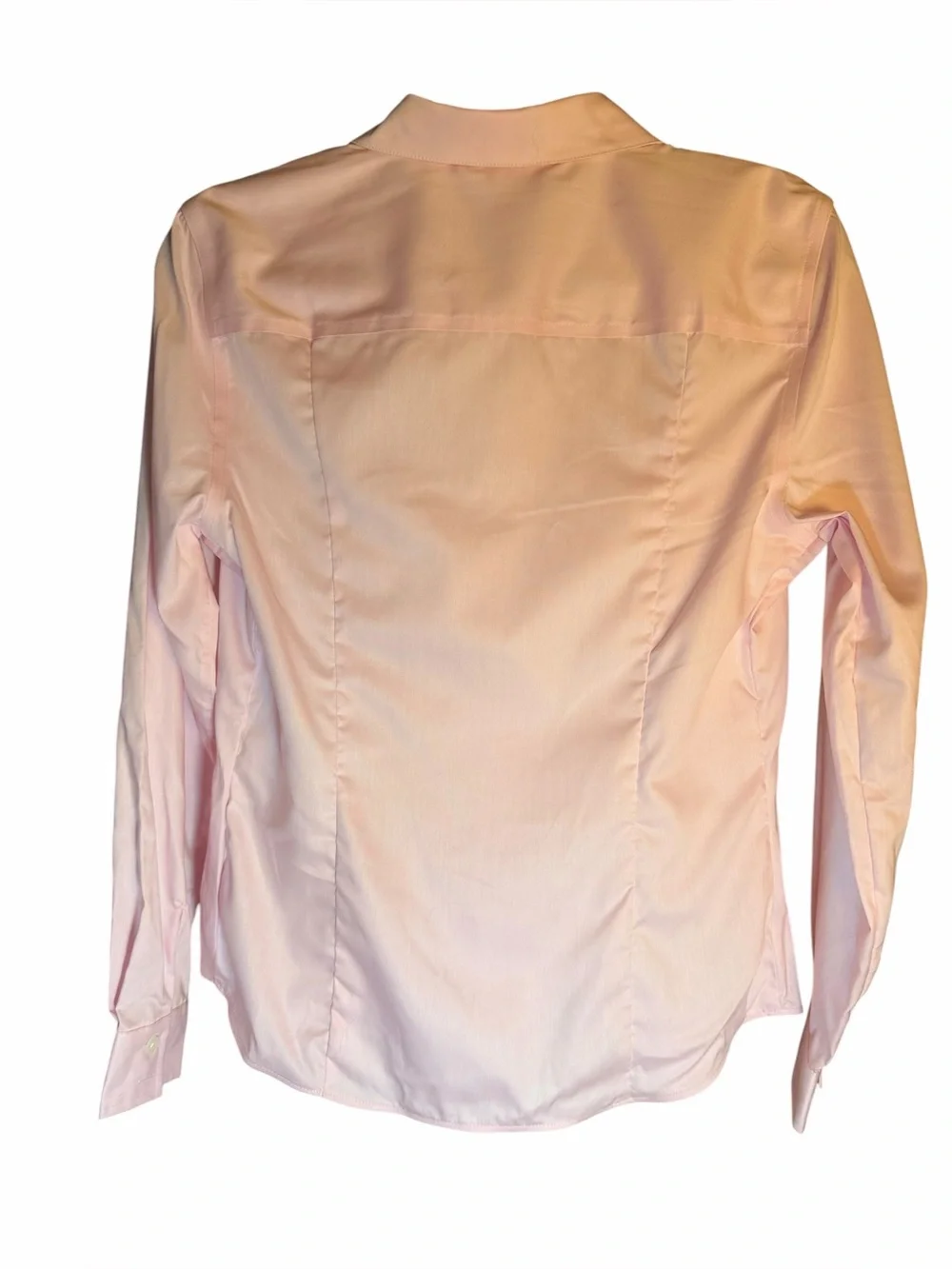 Ellen Tracy Pale Pink Classic Button-Down Blouse